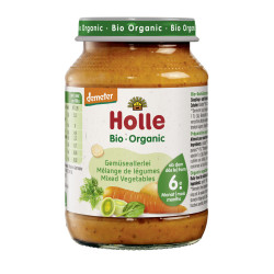 PRZECIER WARZYWNY BEZGLUTENOWY OD 6 MIESIĄCA DEMETER BIO 190 g - HOLLE
