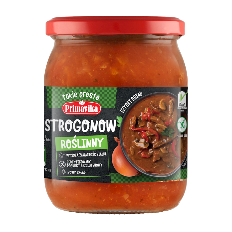 STROGONOW ROŚLINNY BEZGLUTENOWY 470 g - PRIMAVIKA