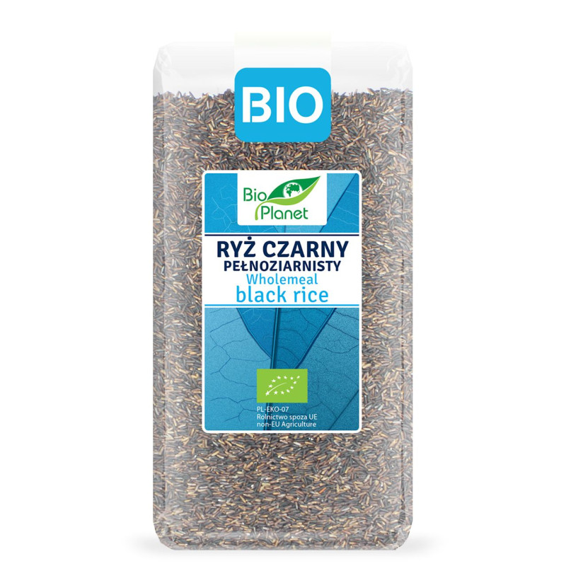 RYŻ CZARNY PEŁNOZIARNISTY BIO 500 g - BIO PLANET