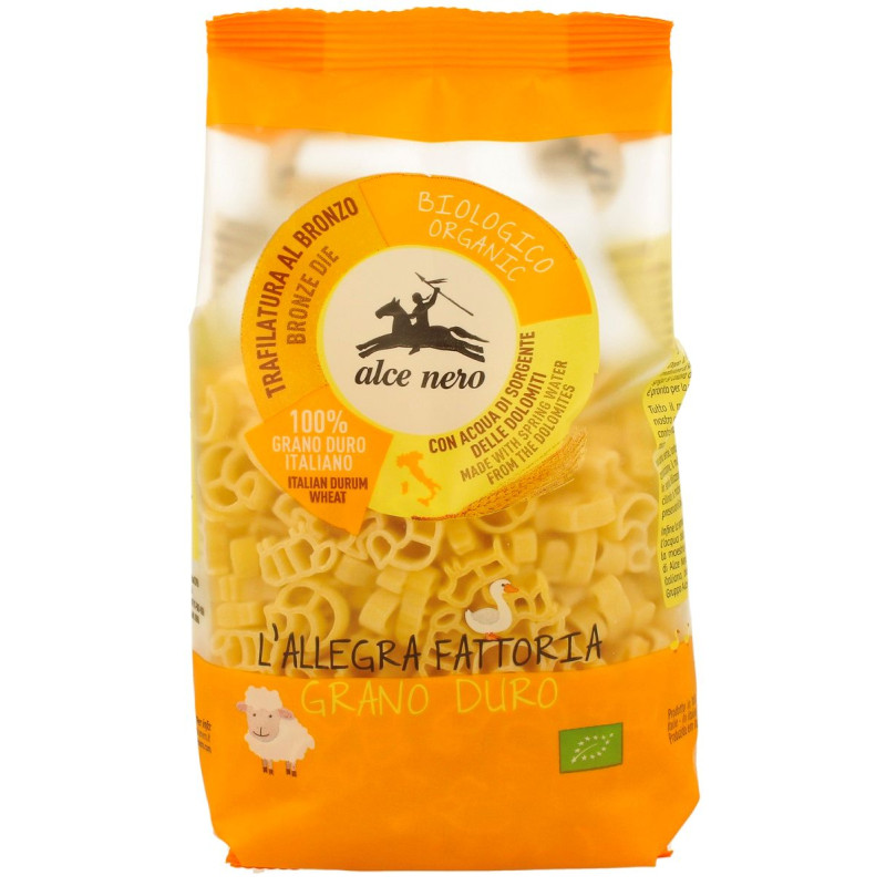 MAKARON (SEMOLINOWY) DLA DZIECI FARMA BIO 250 g - ALCE NERO