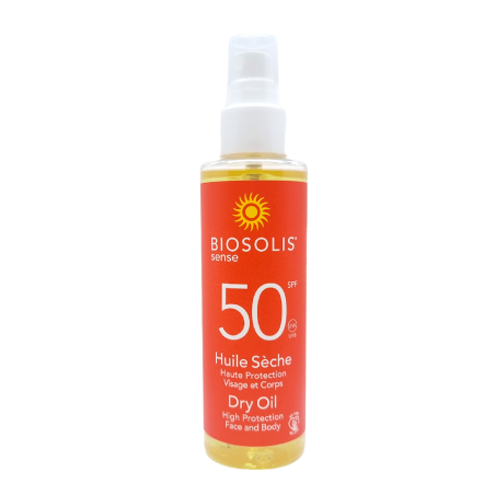 SUCHY OLEJEK PRZECIWSŁONECZNY DO CIAŁA SPF 50 150 ml - BIOSOLIS (SENSE) (PRODUKT SEZONOWY)