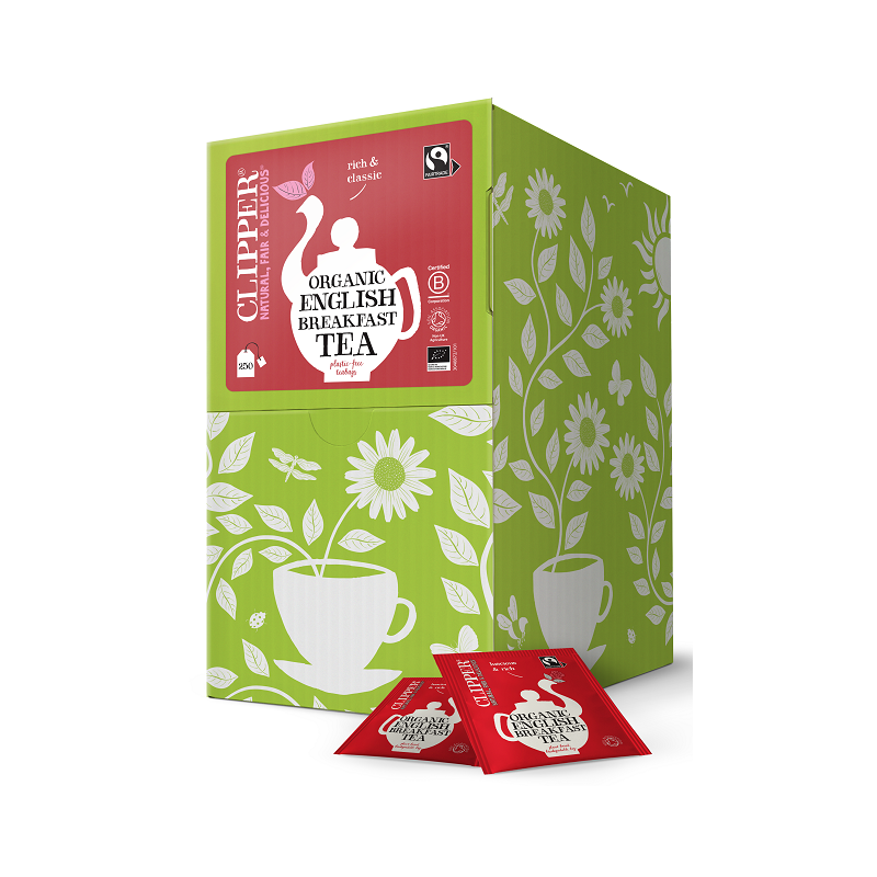 HERBATA ENGLISH BREAKFAST FAIR TRADE BIO (250 x 2,2 g) 550 g - CLIPPER