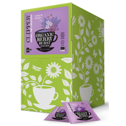 HERBATKA O SMAKU CZARNEJ PORZECZKI I MALINY BIO (250 x 2,5 g) 625 g - CLIPPER