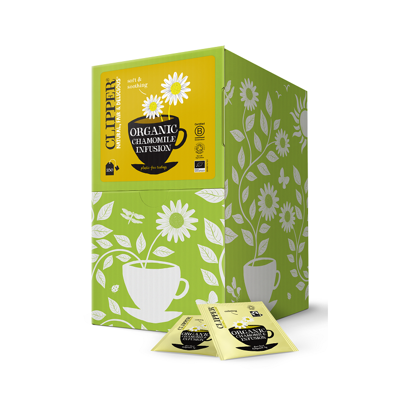 HERBATKA RUMIANKOWA FAIR TRADE BIO (250 x 1,5 g) 375 g - CLIPPER