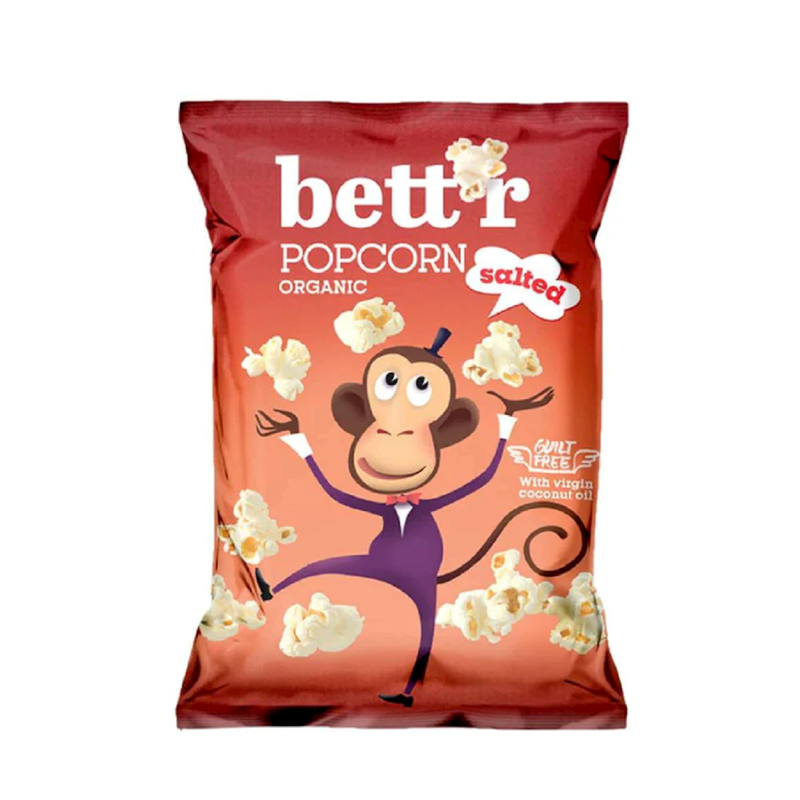 POPCORN Z SOLĄ MORSKĄ BIO 60 g - BETT'R