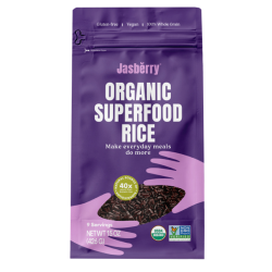 RYŻ EXPRESS JASBERRY RAZOWY BEZGLUTENOWY BIO 200 g - JASBERRY RICE (CALORIE WATCHERS)
