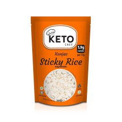 MAKARON (KONJAC) STICKY RICE BEZGLUTENOWY 200 g - KETO CHEF (BETTER THAN FOODS)