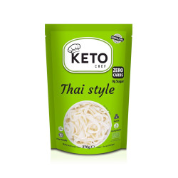 MAKARON (KONJAC) THAI STYLE BEZGLUTENOWY BIO 270 g (200 g) - KETO CHEF (BETTER THAN FOODS)