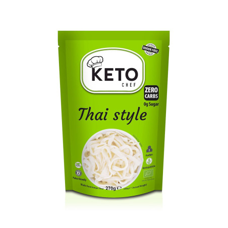 MAKARON (KONJAC) THAI STYLE BEZGLUTENOWY BIO 270 g (200 g) - KETO CHEF (BETTER THAN FOODS)
