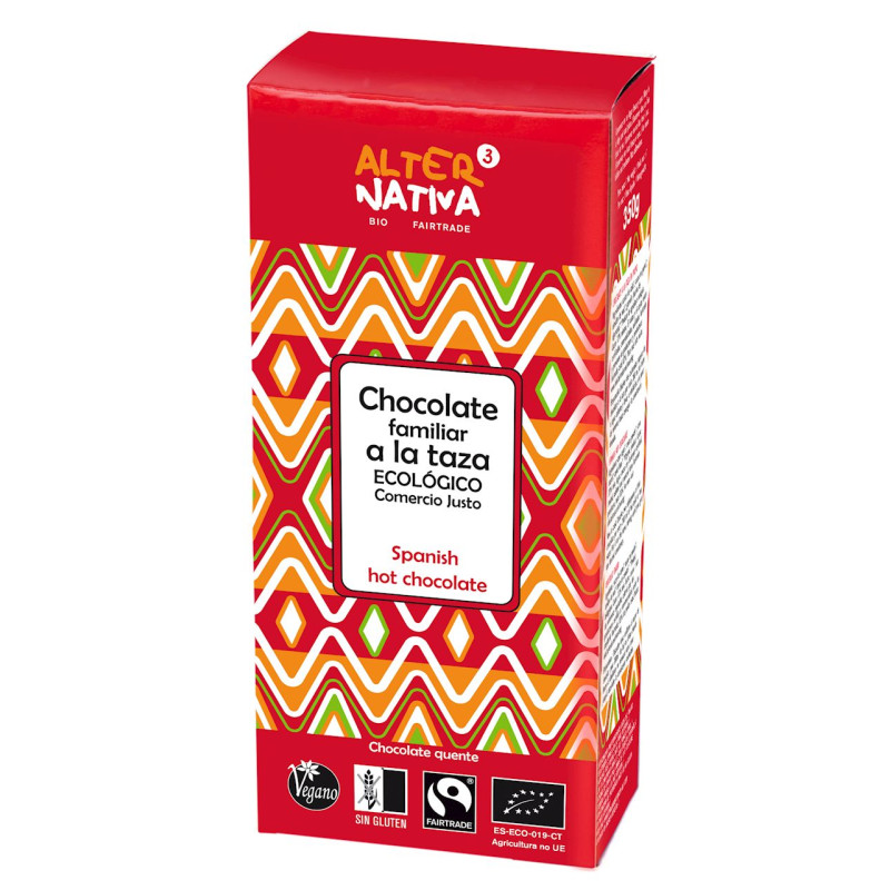 CZEKOLADA DO PICIA NA GORĄCO FAIR TRADE BEZGLUTENOWA BIO 350 g - ALTERNATIVA3