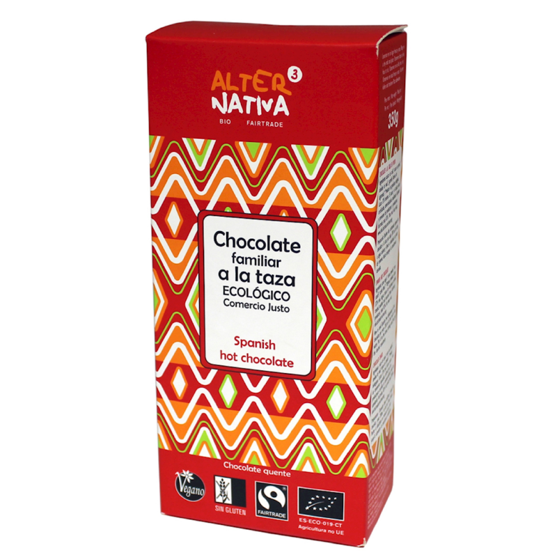 CZEKOLADA DO PICIA NA GORĄCO FAIR TRADE BEZGLUTENOWA BIO 350 g - ALTERNATIVA3