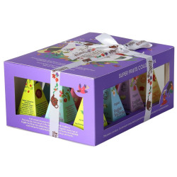 KOLEKCJA HERBATEK OWOCOWYCH BIO PIRAMIDKI (SUPER FRUITS – 6 SMAKÓW) (12 x 2 g) 24 g - ENGLISH TEA SHOP ORGANIC