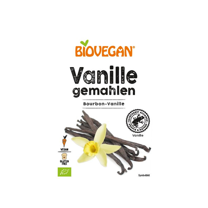 WANILIA BOURBON MIELONA BEZGLUTENOWA BIO 5 g - BIOVEGAN