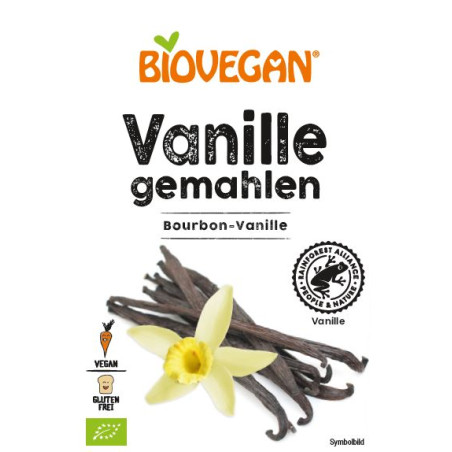 WANILIA BOURBON MIELONA BEZGLUTENOWA BIO 5 g - BIOVEGAN