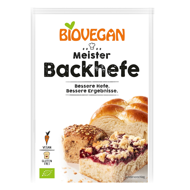 DROŻDŻE SUSZONE BEZGLUTENOWE BIO 7 g - BIOVEGAN