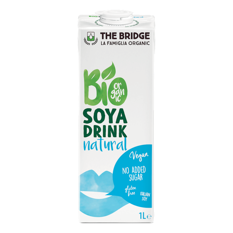 NAPÓJ SOJOWY BEZ DODATKU CUKRÓW BEZGLUTENOWY BIO 1 L - THE BRIDGE