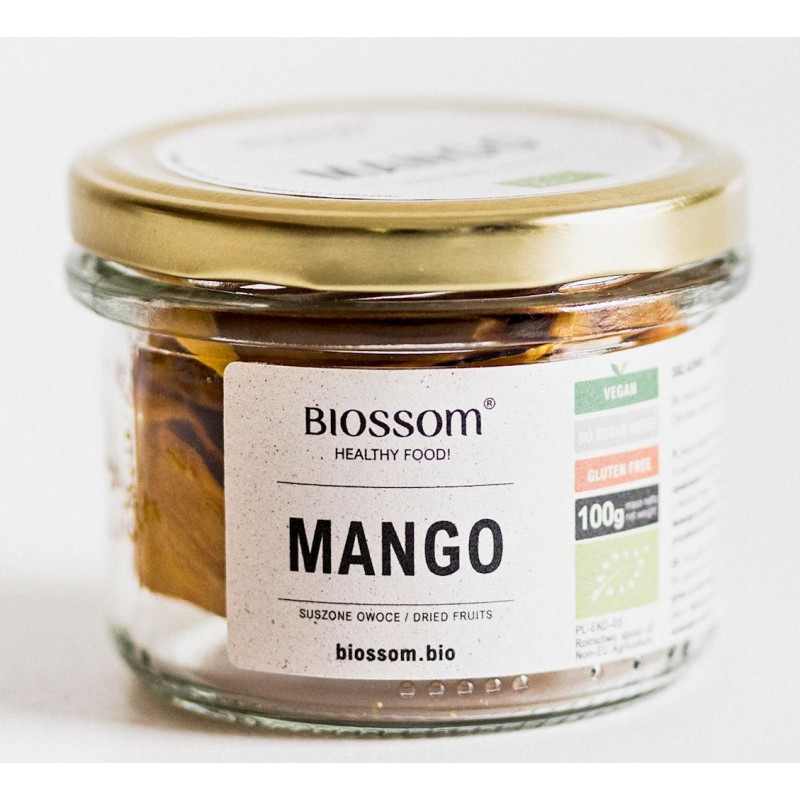 MANGO SUSZONE BEZGLUTENOWE BIO 100 g - BIOSSOM