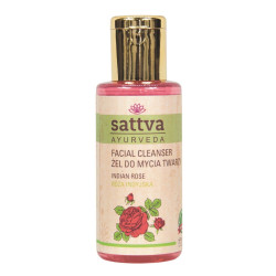 ŻEL DO MYCIA TWARZY RÓŻA INDYJSKA 100 ml - SATTVA
