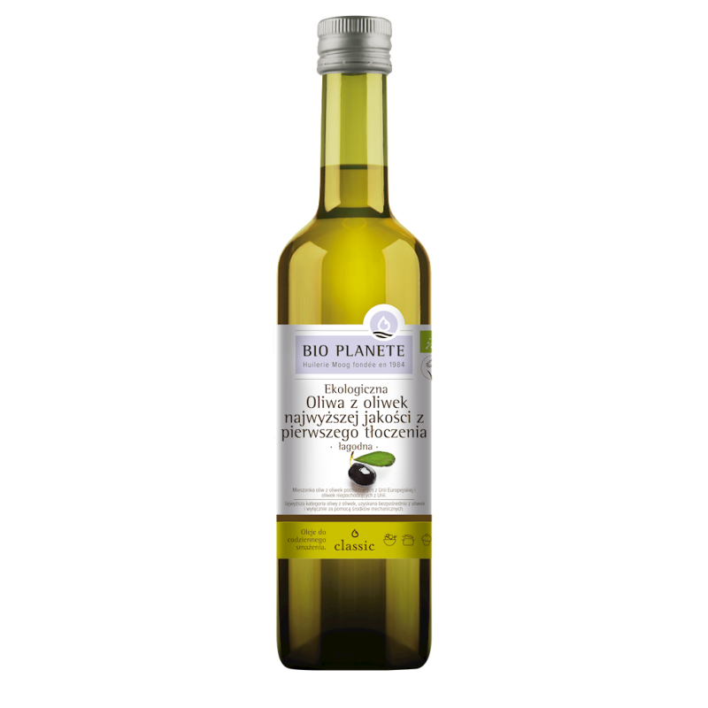 OLIWA Z OLIWEK EXTRA VIRGIN ŁAGODNA BIO 500 ml - BIO PLANETE