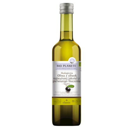 OLIWA Z OLIWEK EXTRA VIRGIN ŁAGODNA BIO 500 ml - BIO PLANETE