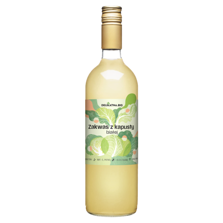 ZAKWAS Z KAPUSTY BIAŁEJ BIO 700 ml - DELIKATNA