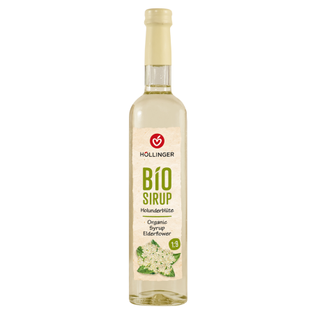 SYROP O SMAKU KWIATÓW CZARNEGO BZU BIO 500 ml - HOLLINGER