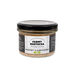 PASZTET DROBIOWO - WIEPRZOWY BIO 180 g (SŁOIK) - FARMY ROZTOCZA
