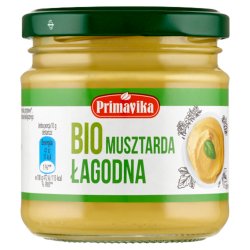 MUSZTARDA ŁAGODNA BIO 170 g - PRIMAVIKA (PRIMAECO)
