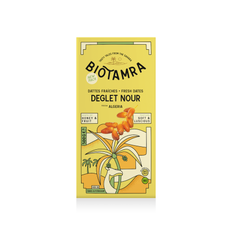 DAKTYLE DEGLET NOUR NA GAŁĄZCE ŚWIEŻE BIO 500 g - BIOTAMRA