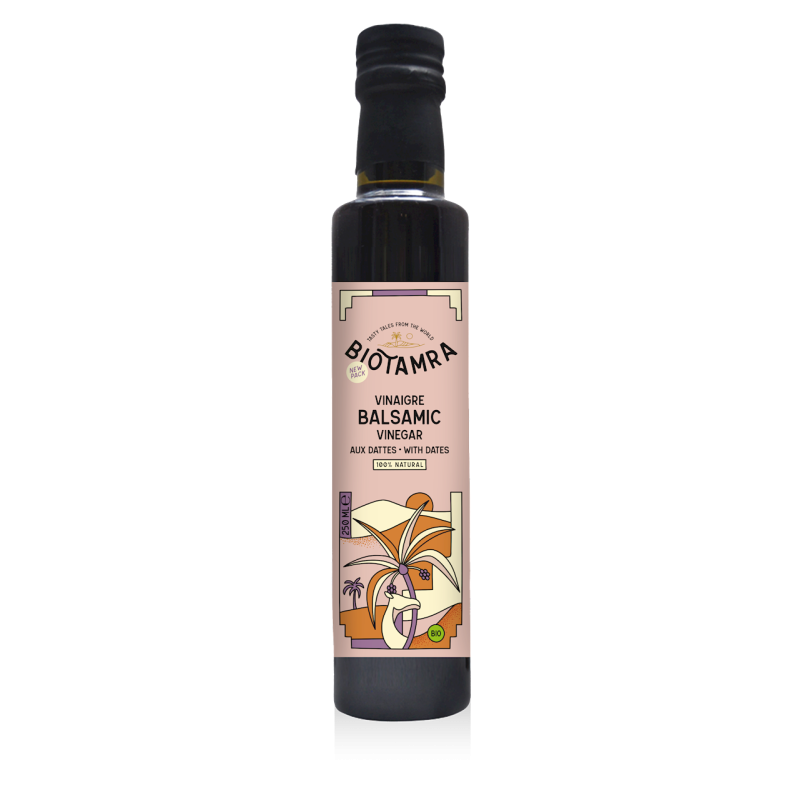 OCET BALSAMICZNY DAKTYLOWY BEZ DODATKU CUKRÓW BIO 250 ml - BIOTAMRA