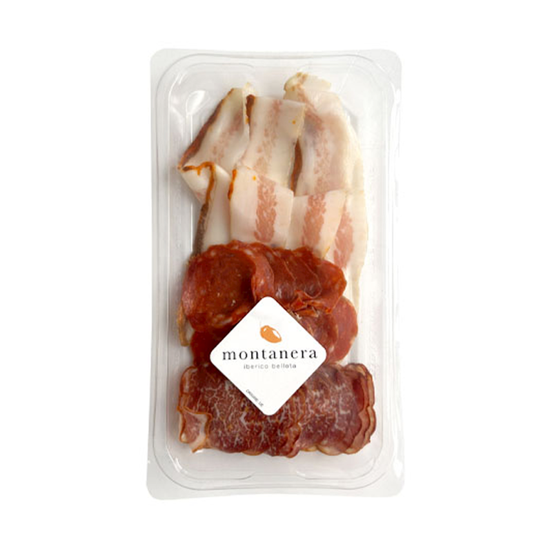 ANTIPASTI TRIO: KIEŁBASA CHORIZO, POLĘDWICA LOMO, BOCZEK PANCETTA BEZGLUTENOWE BIO 90 g  - PRIMAVERA