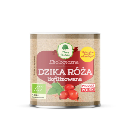 DZIKA RÓŻA LIOFILIZOWANA SPROSZKOWANA BIO 70 g - DARY NATURY