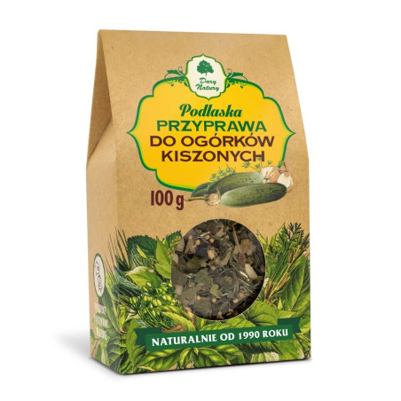 PRZYPRAWA DO OGÓRKÓW KISZONYCH 100 g - DARY NATURY