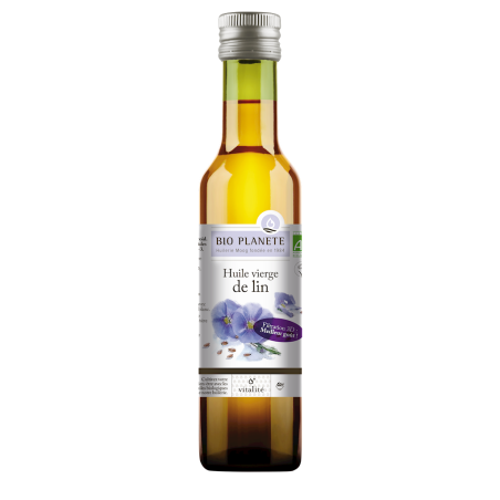 OLEJ LNIANY TŁOCZONY NA ZIMNO BIO 250 ml - BIO PLANETE