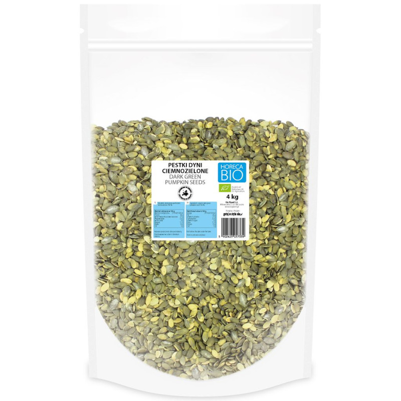 PESTKI DYNI CIEMNOZIELONE (UPRAWIANE W EUROPIE) BIO 4 kg - HORECA (BIO PLANET)