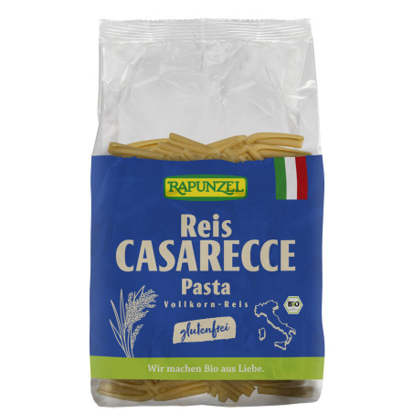 MAKARON (RYŻOWY RAZOWY) CASARECCE BEZGLUTENOWY BIO 250 g - RAPUNZEL