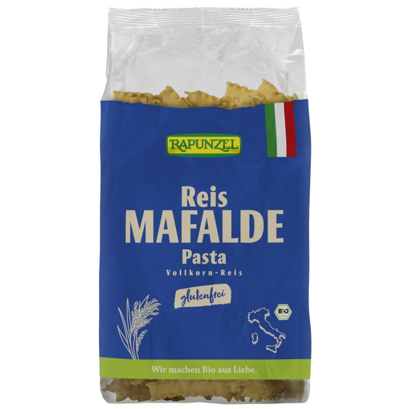 MAKARON (RYŻOWY RAZOWY) MAFALDE BEZGLUTENOWY BIO 250 g - RAPUNZEL