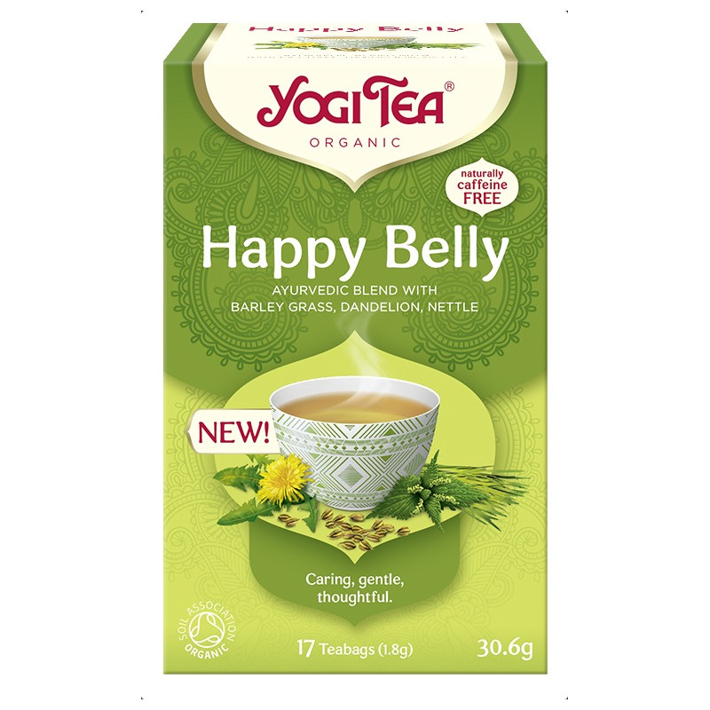 HERBATKA LEKKI BRZUCH (HAPPY BELLY) BIO (17 x 1,8 g) 30,6 g - YOGI TEA