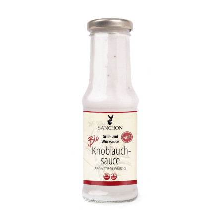 SOS CZOSNKOWY BEZGLUTENOWY BIO 210 ml  - SANCHON