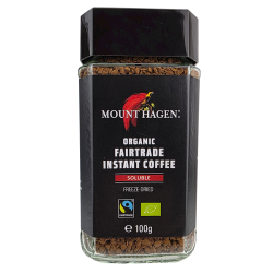 KAWA ROZPUSZCZALNA ARABICA/ROBUSTA FAIR TRADE BIO 100 g - MOUNT HAGEN