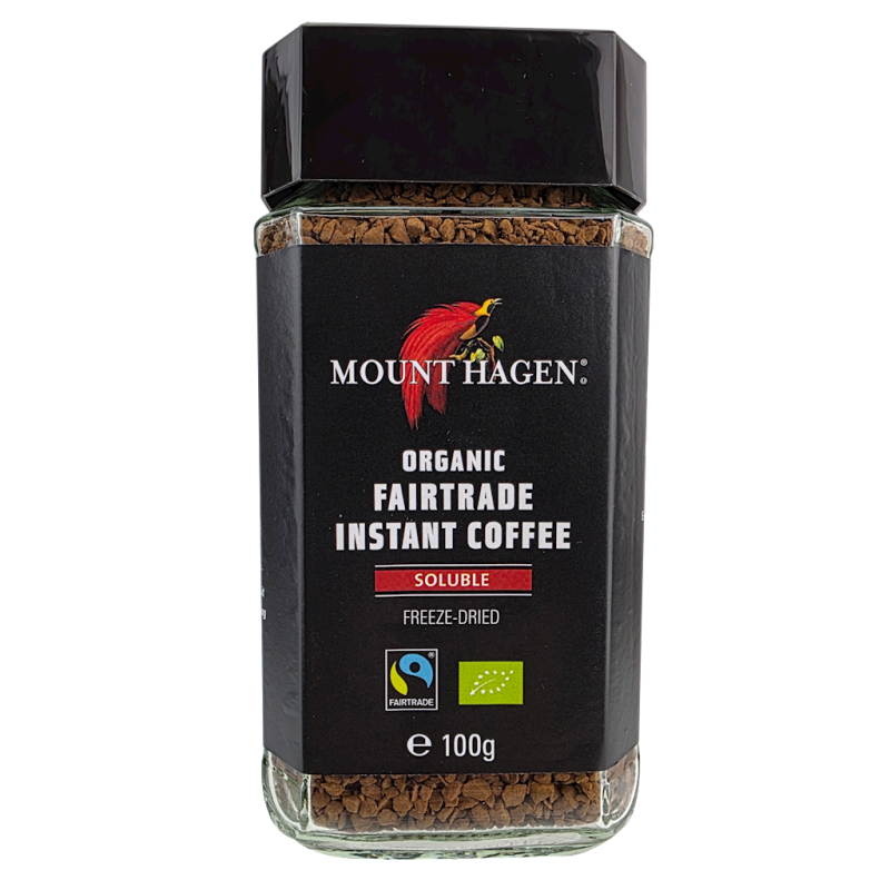 KAWA ROZPUSZCZALNA ARABICA/ROBUSTA FAIR TRADE BIO 100 g - MOUNT HAGEN