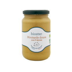 MUSZTARDA Z 6 PRZYPRAWAMI BIO 350 g - BIOSTER