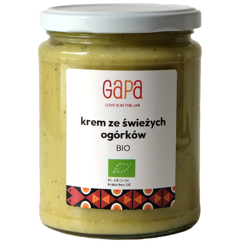 KREM ZE ŚWIEŻYCH OGÓRKÓW BIO 450 g - GAPA