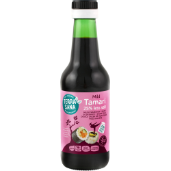 SOS SOJOWY TAMARI 25 % MNIEJ SOLI BEZGLUTENOWY BIO 250 ml - TERRASANA