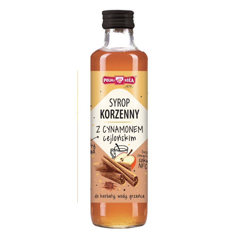 SYROP KORZENNY Z CYNAMONEM 250 ml - POLSKA RÓŻA