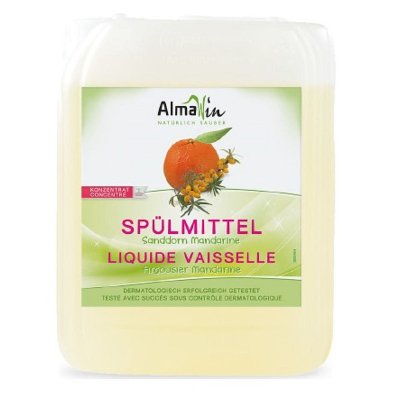 PŁYN DO MYCIA NACZYŃ ROKITNIKOWO - MANDARYNKOWY (KONCENTRAT) ECO 5 L - ALMAWIN