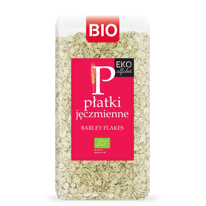 PŁATKI JĘCZMIENNE BIO 300 g - EKO ALFABET