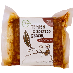 TEMPEH Z GROCHU ŻÓŁTEGO MARYNOWANY BIO 200 g - TEMPEHU