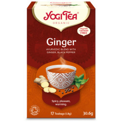 HERBATKA IMBIROWA (GINGER) BIO (17 x 1,8 g) 30,6 g - YOGI TEA