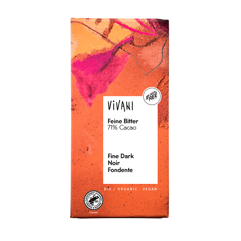 CZEKOLADA GORZKA 71 % BIO 80 g - VIVANI